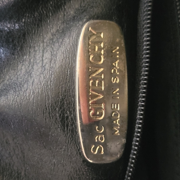 Givenchy Rare Vintage Speedy Handbag Monogramed Black Suede - Picture 8 of 16